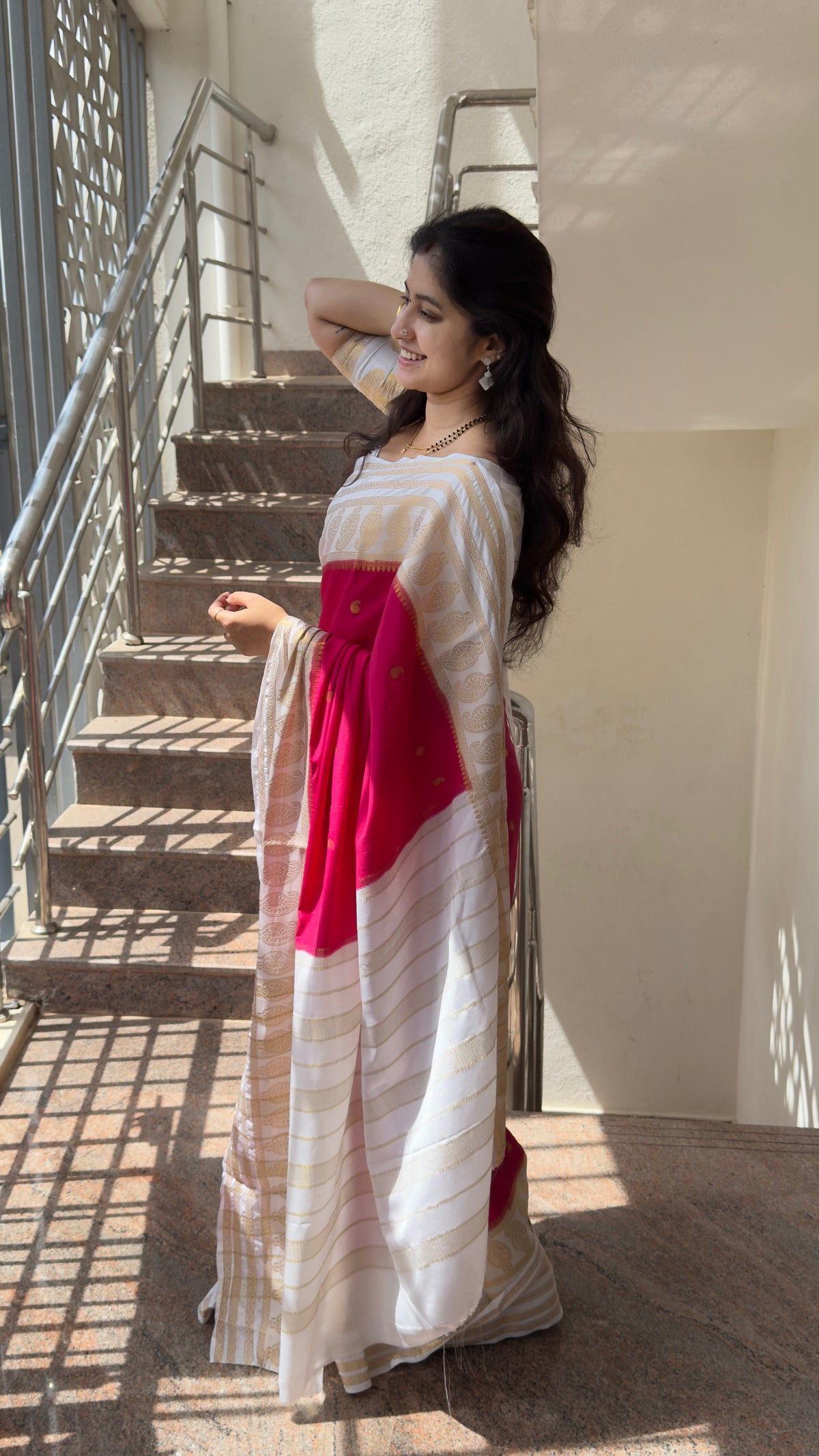 Artificial / Mix Crape Sarees