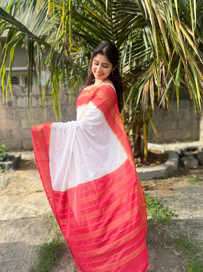 Artificial / Mix Crape Sarees
