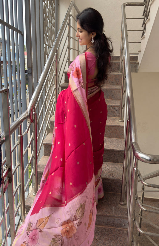 Artificial / Mix Crape Sarees
