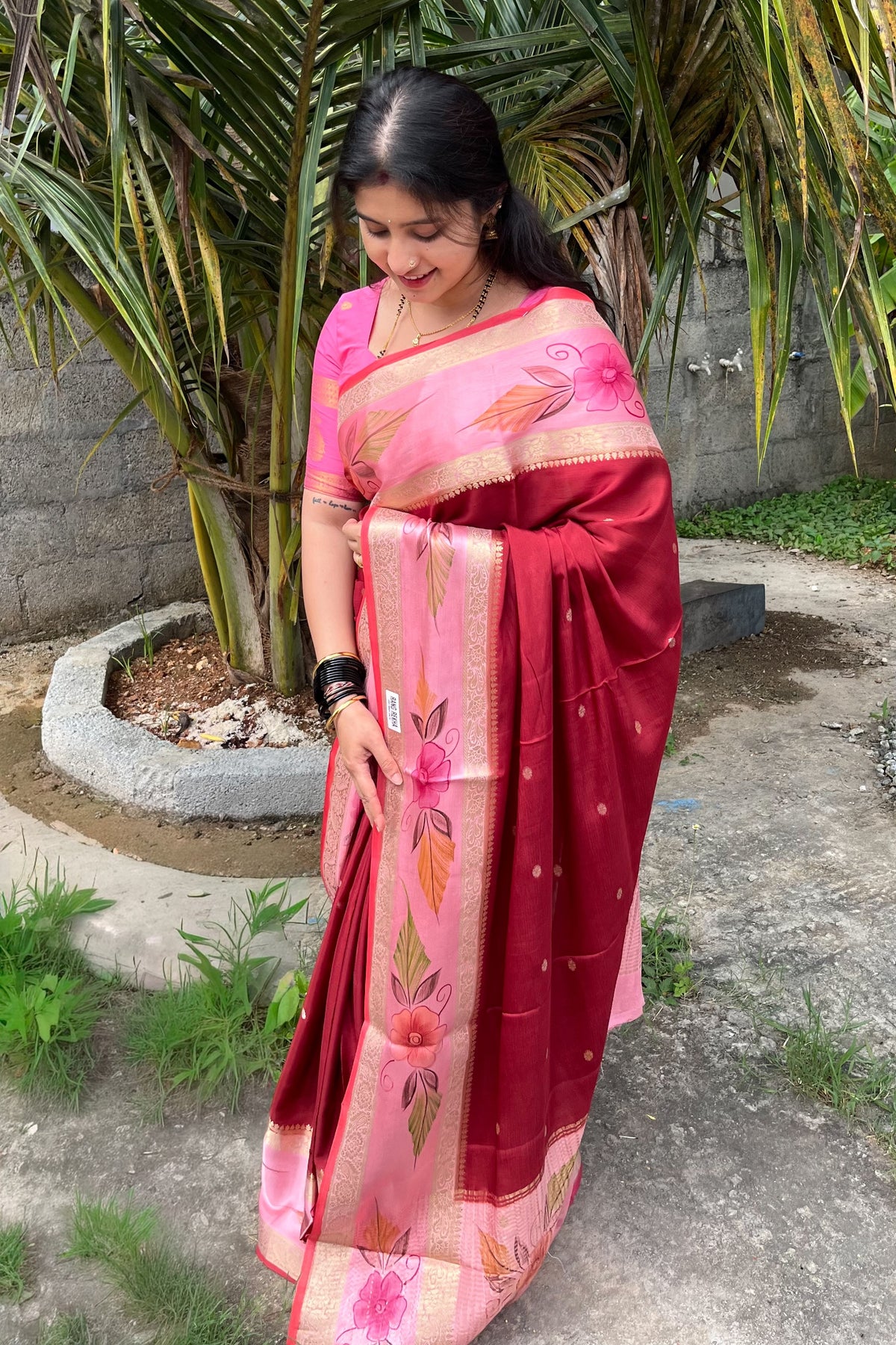 Artificial / Mix Crape Sarees