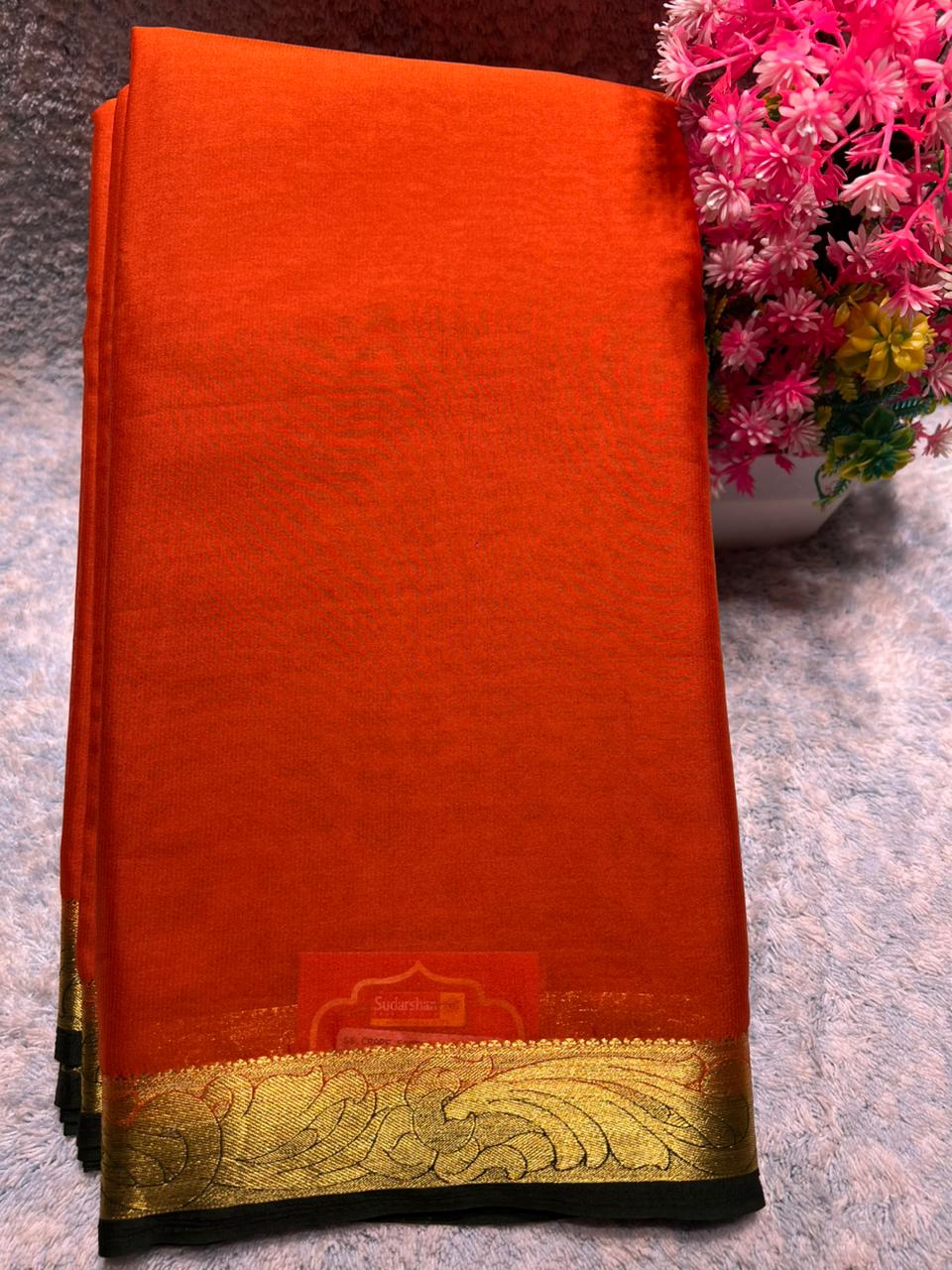 Artificial / Mix Crape Sarees