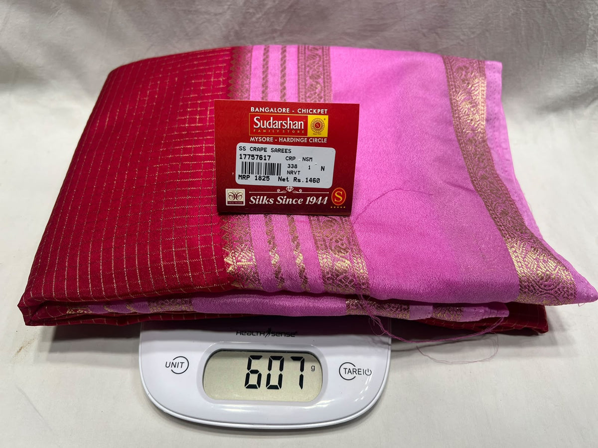 Artificial / Mix Crape Sarees