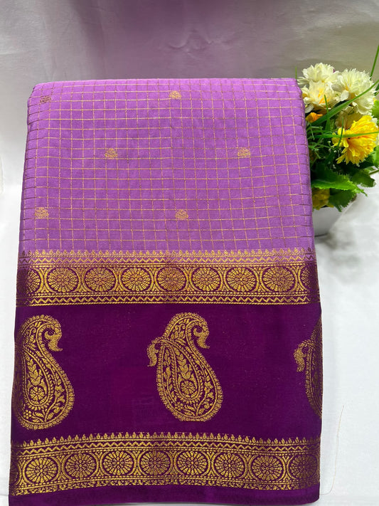 Artificial / Mix Crape Sarees