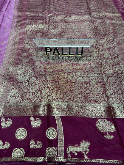 Artificial / Mix Crape Sarees