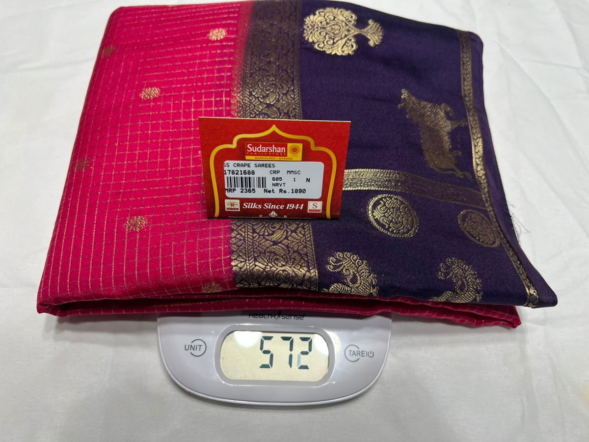 Artificial / Mix Crape Sarees