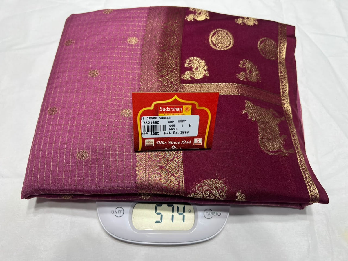 Artificial / Mix Crape Sarees