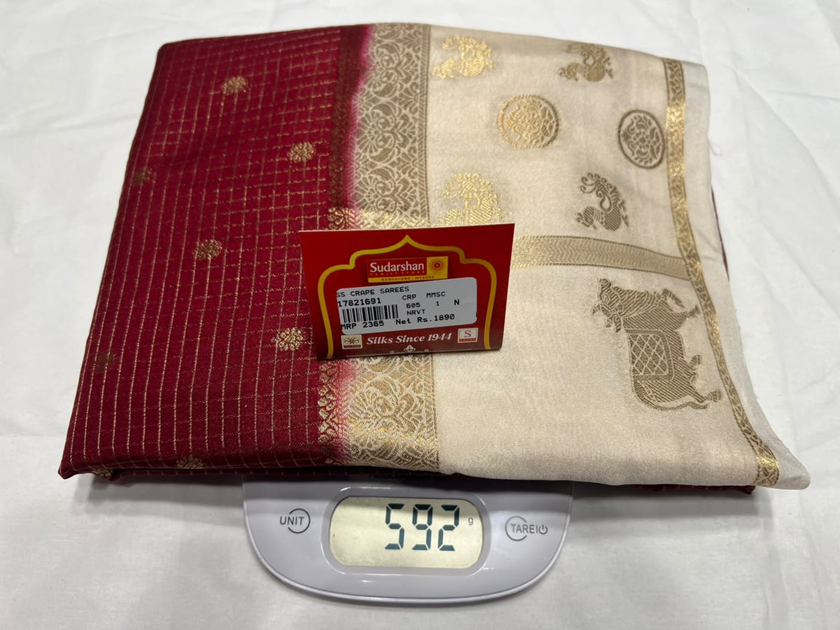 Artificial / Mix Crape Sarees