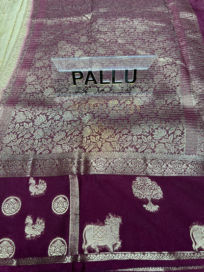 Artificial / Mix Crape Sarees