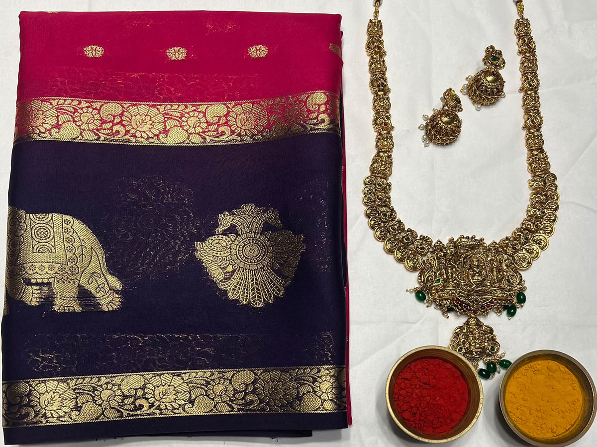 Artificial / Mix Crape Sarees