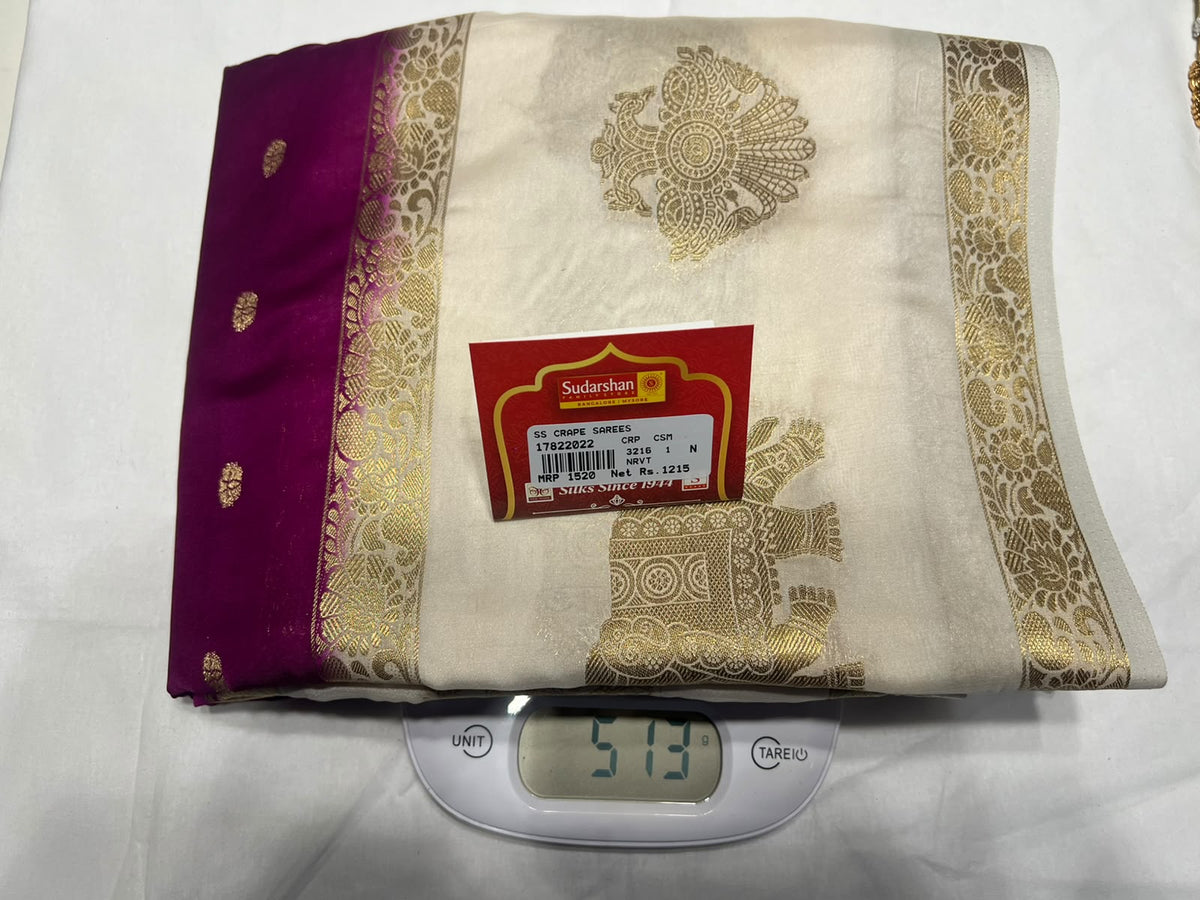 Artificial / Mix Crape Sarees