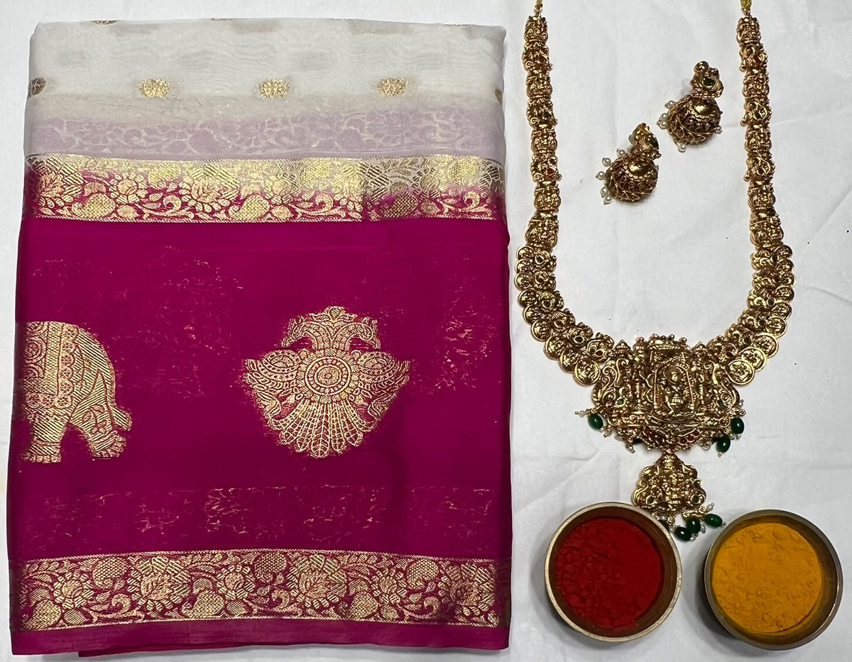 Artificial / Mix Crape Sarees