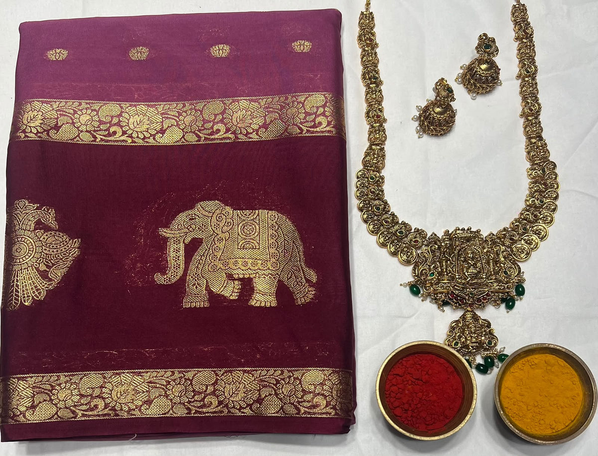 Artificial / Mix Crape Sarees