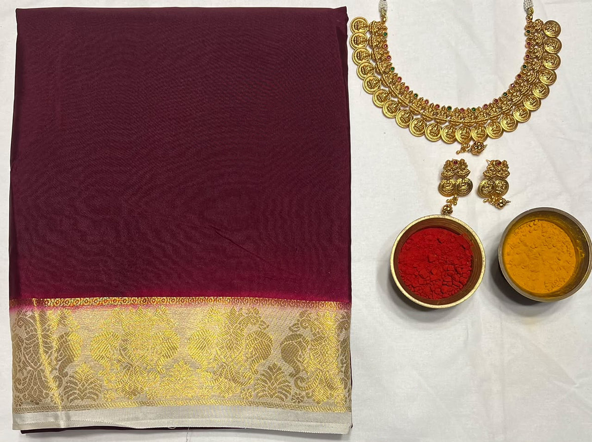 Artificial / Mix Crape Sarees