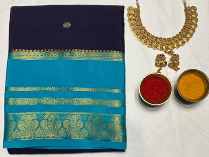 Artificial / Mix Crape Sarees