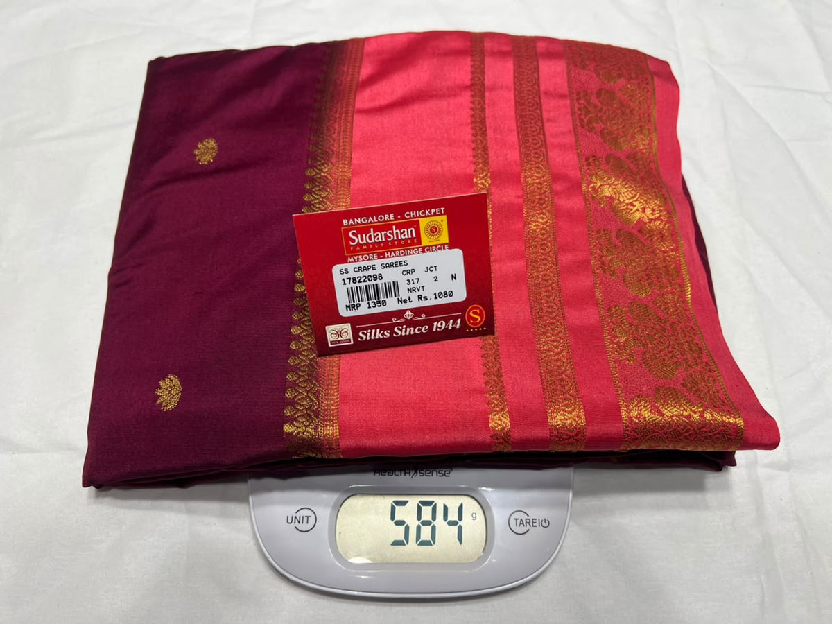 Artificial / Mix Crape Sarees