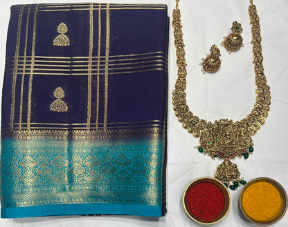 Artificial / Mix Crape Sarees