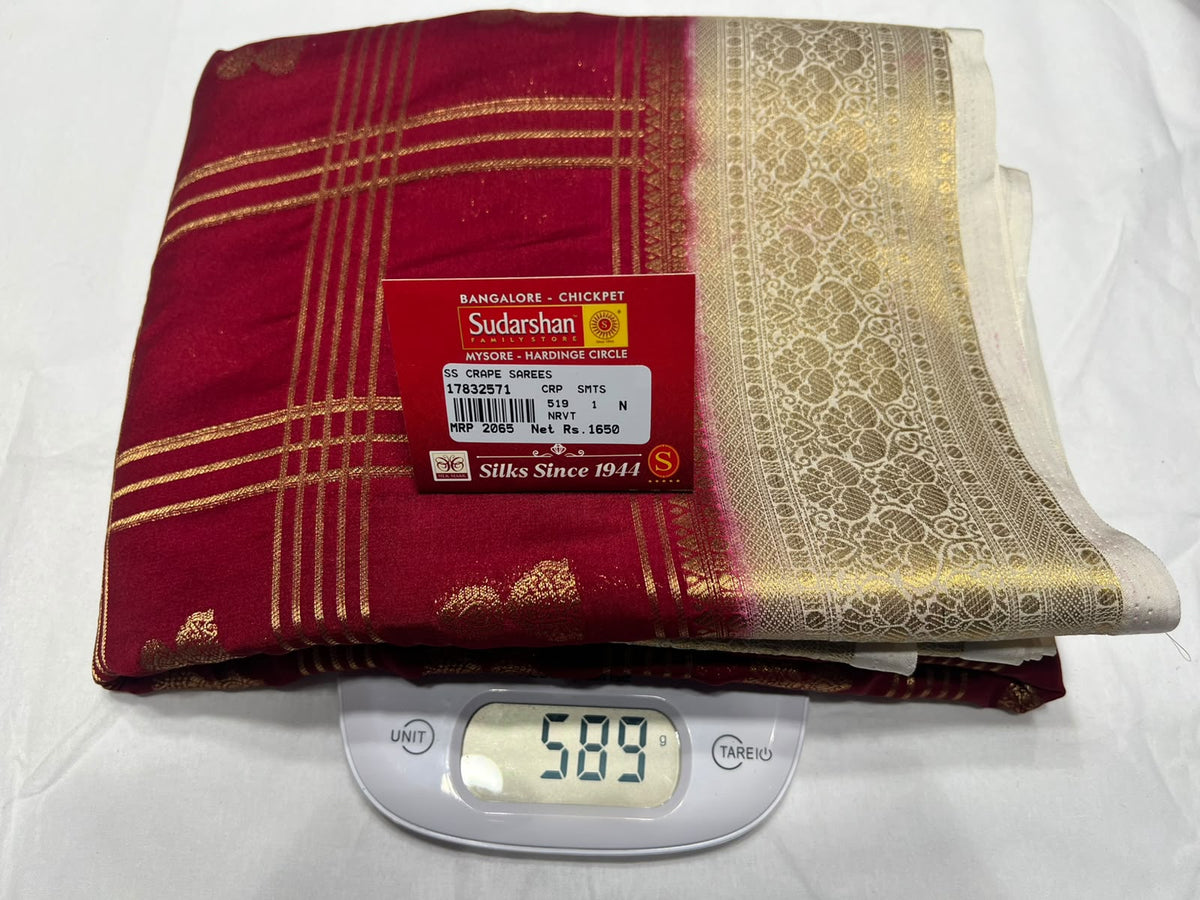 Artificial / Mix Crape Sarees
