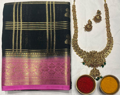 Artificial / Mix Crape Sarees
