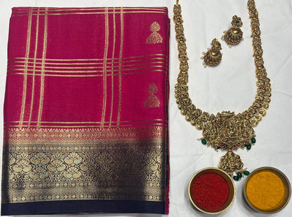 Artificial / Mix Crape Sarees