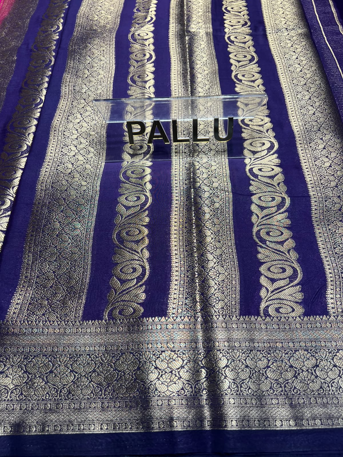 Artificial / Mix Crape Sarees