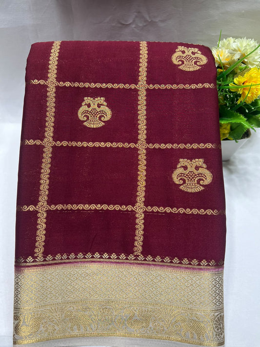 Artificial / Mix Crape Sarees