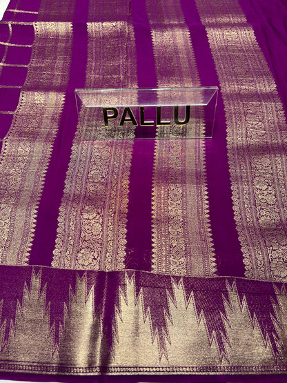 Artificial / Mix Crape Sarees