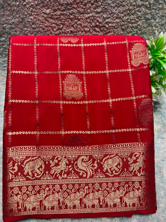 Artificial / Mix Crape Sarees