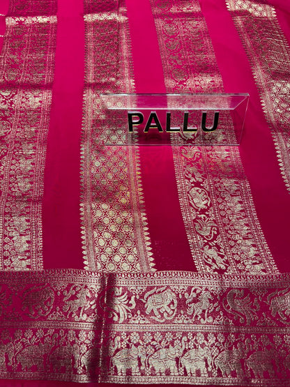 Artificial / Mix Crape Sarees