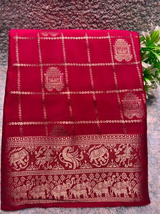 Artificial / Mix Crape Sarees