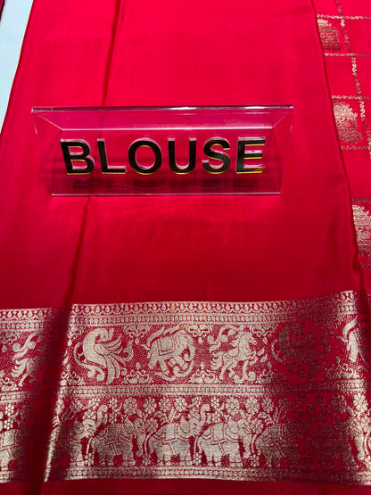 Artificial / Mix Crape Sarees