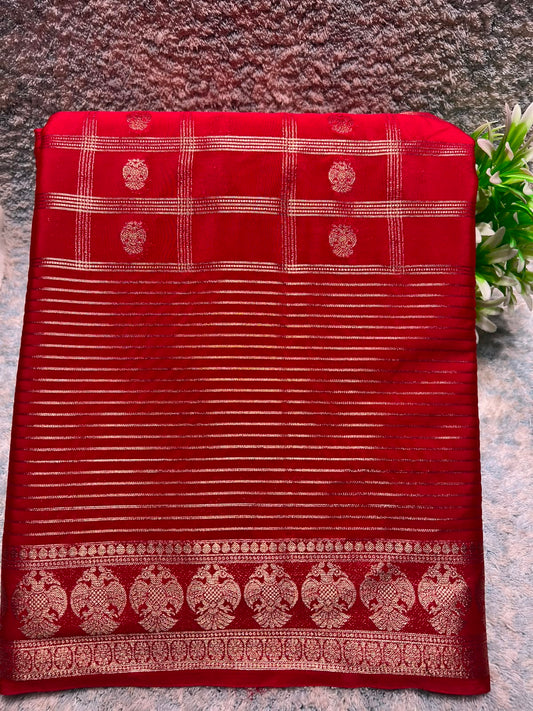 Artificial / Mix Crape Sarees