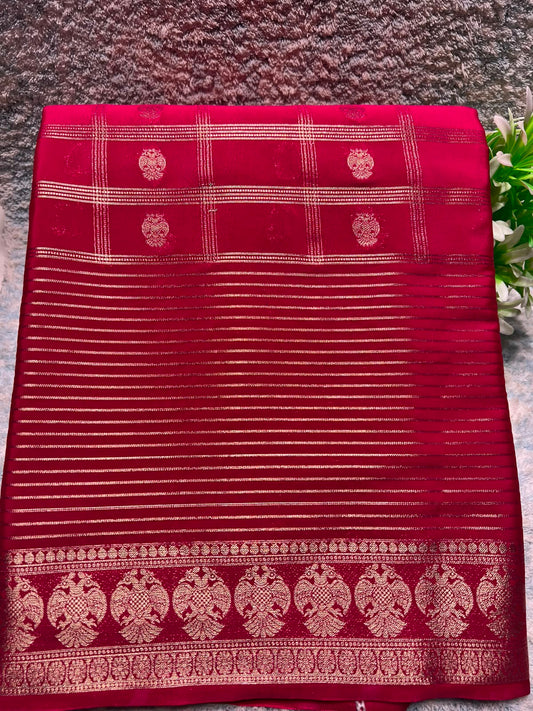 Artificial / Mix Crape Sarees