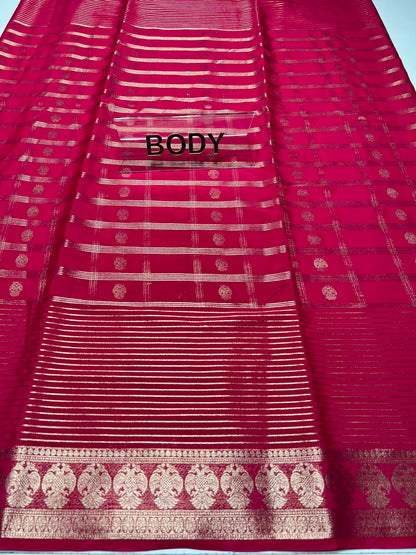 Artificial / Mix Crape Sarees