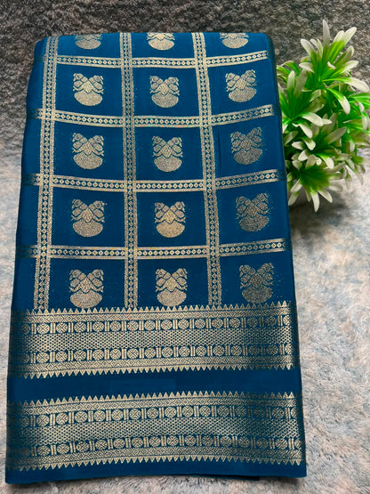 Artificial / Mix Crape Sarees