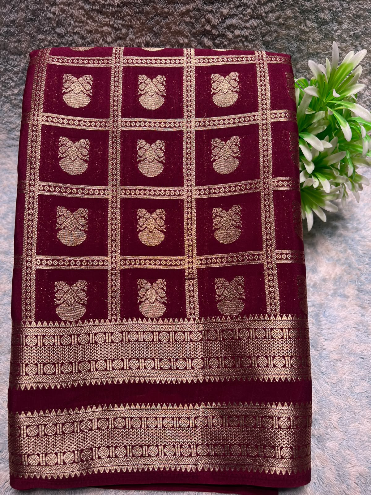 Artificial / Mix Crape Sarees