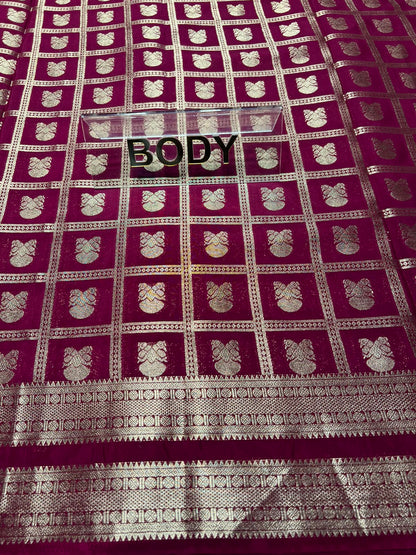 Artificial / Mix Crape Sarees