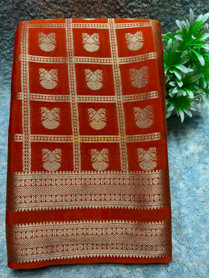Artificial / Mix Crape Sarees