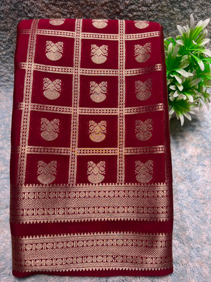 Artificial / Mix Crape Sarees