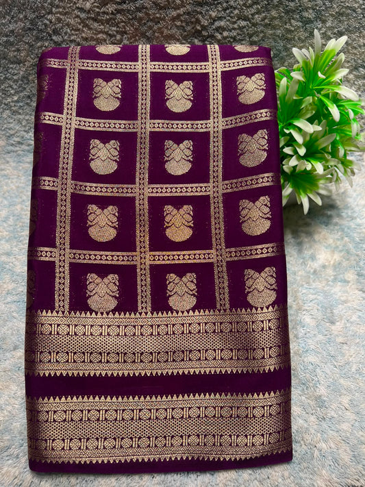 Artificial / Mix Crape Sarees
