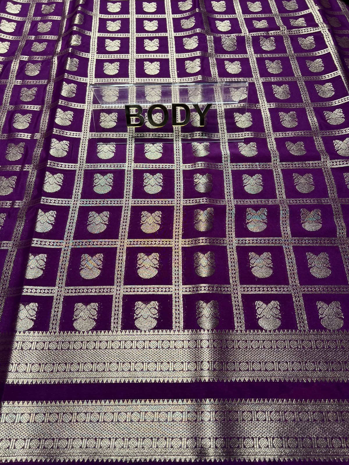 Artificial / Mix Crape Sarees