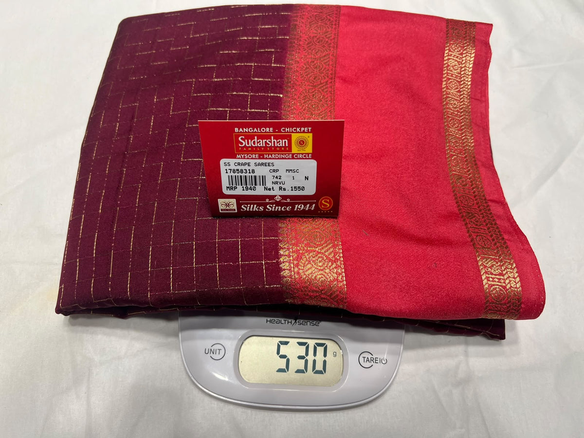 Artificial / Mix Crape Sarees