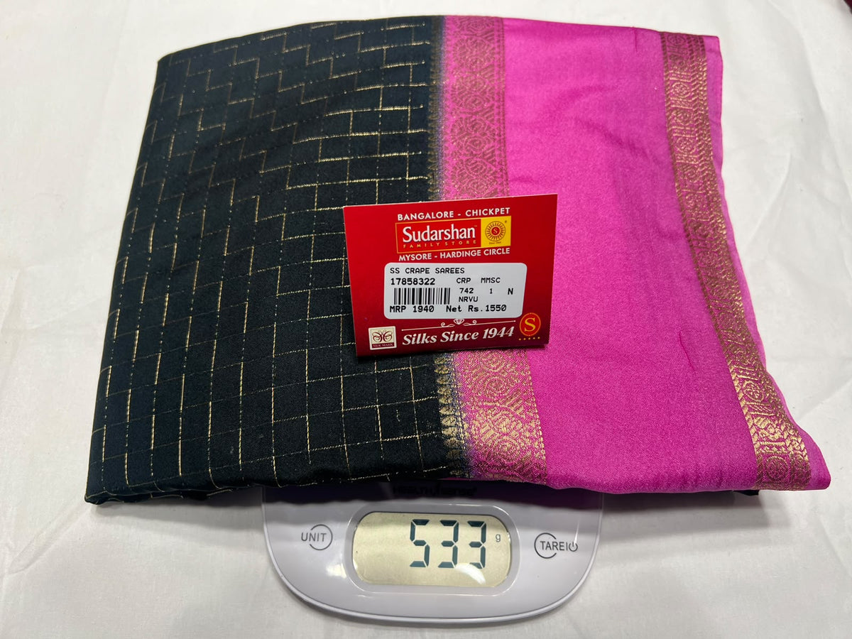 Artificial / Mix Crape Sarees