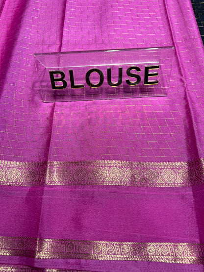 Artificial / Mix Crape Sarees