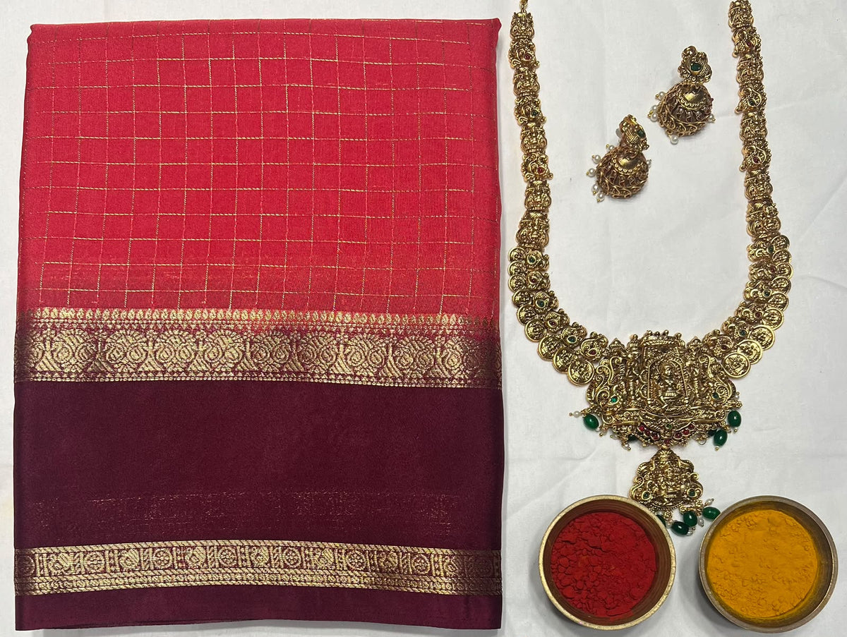 Artificial / Mix Crape Sarees
