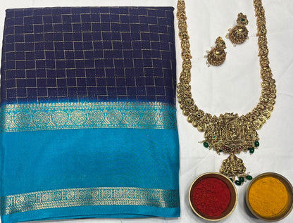 Artificial / Mix Crape Sarees