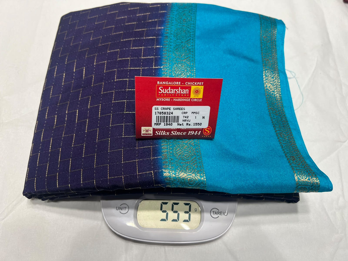 Artificial / Mix Crape Sarees