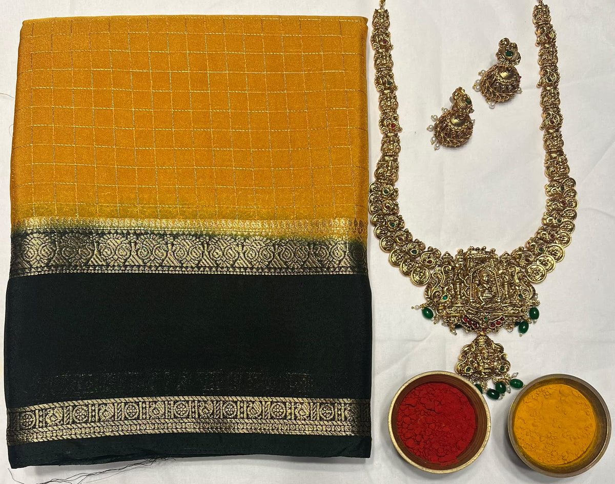 Artificial / Mix Crape Sarees