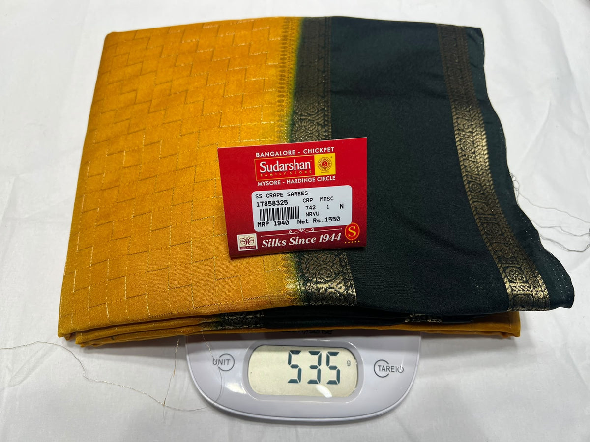 Artificial / Mix Crape Sarees