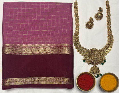 Artificial / Mix Crape Sarees