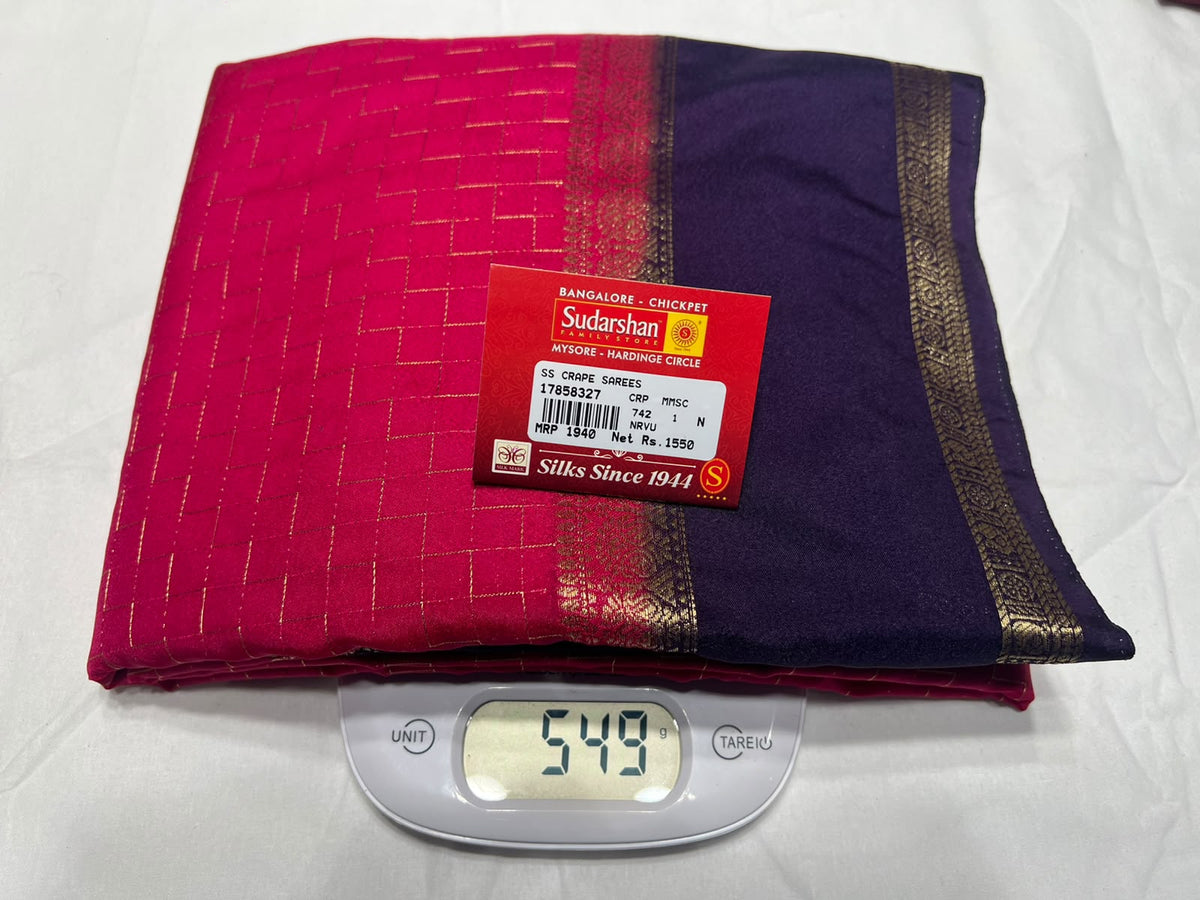 Artificial / Mix Crape Sarees